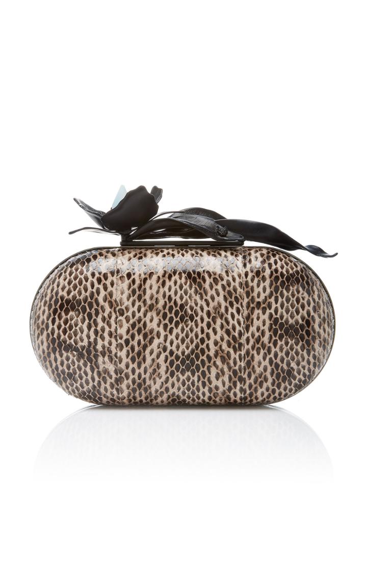 Thale Blanc Paradise Orchid Clutch