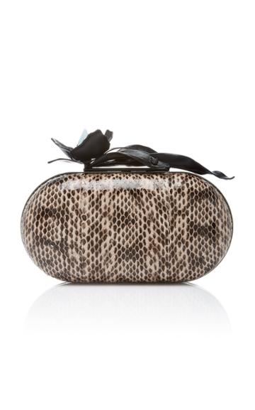 Thale Blanc Paradise Orchid Clutch
