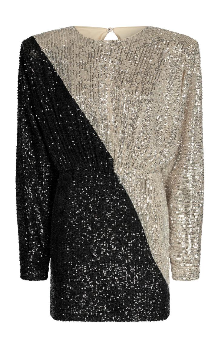 Moda Operandi Rotate Billie Two-toned Sequin Mini Dress