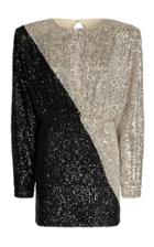 Moda Operandi Rotate Billie Two-toned Sequin Mini Dress