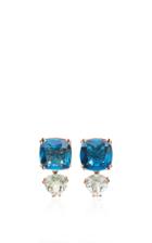 Alasia Anemoni Earrings With Topaz And Green Garnet