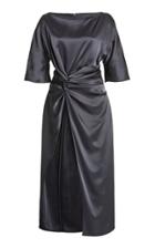 Moda Operandi Sally Lapointe Double Faced Satin Long Twist Tunic