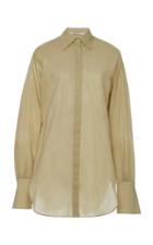 Moda Operandi Agnona Cotton-voile French-cuff Shirt Size: 36