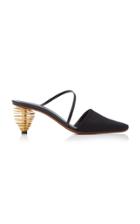 Neous Pteros Gold-tone Leather Mules