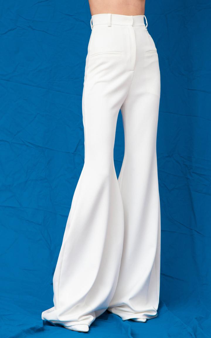 Aleksandre Akhalkatsishvili High-rise Wide Flared-leg Pants