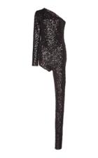 Martin Grant Asymmetrical Sequined Tulle Jumpsuit