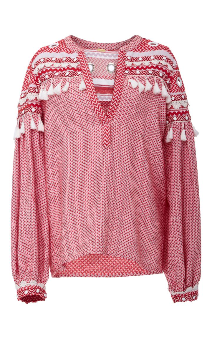 Dodo Bar Or Nathaniel Tassel Embroidered Shirt