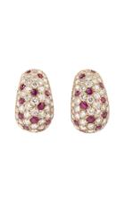Moda Operandi Tiina Smith Vintage Cartier Ruby & Diamond Earrings