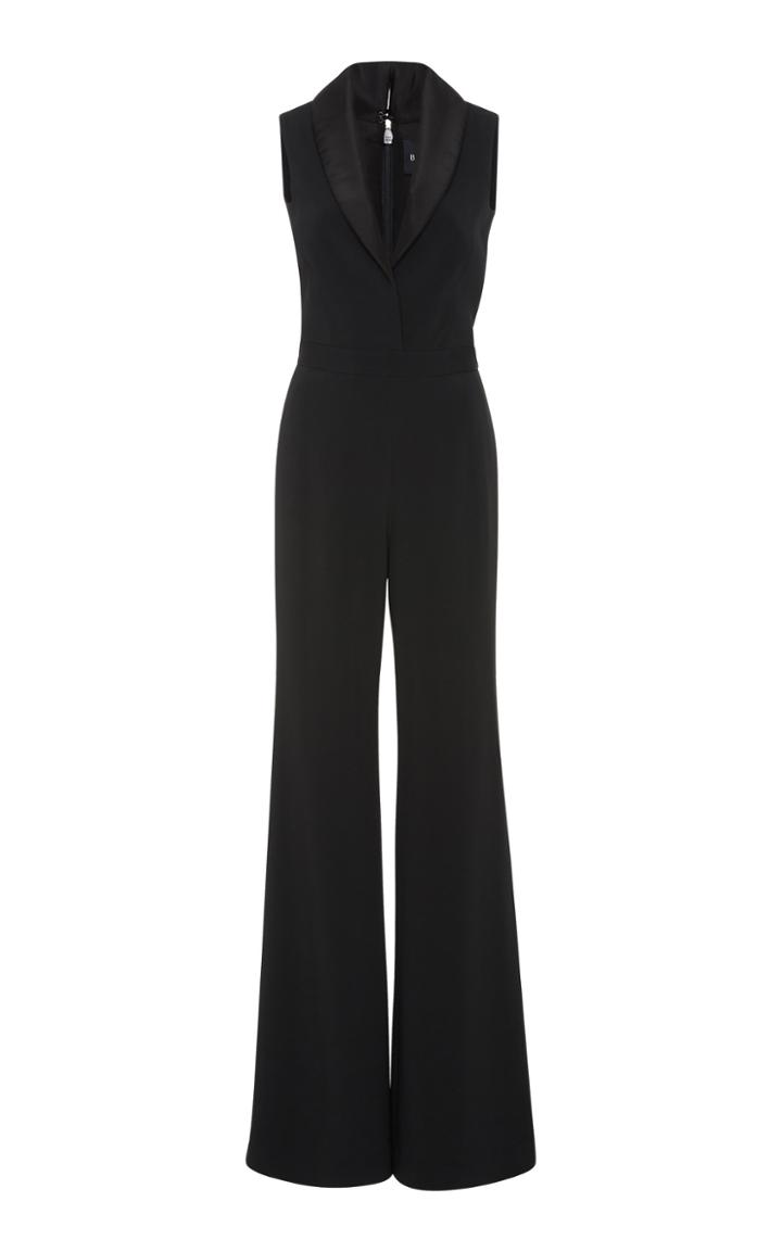 Brandon Maxwell Shawl Collar Jumpsuit