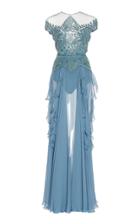 Zuhair Murad Embroidered Silk Dress