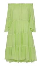 Blumarine Off The Shoulder Dress