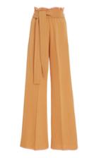 Pepa Pombo Violet Belted Wide-leg Pants