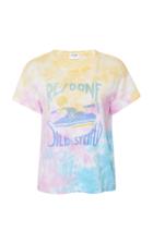 Solid & Striped + Re/done Venice Tie-dye Stretch-jersey Top