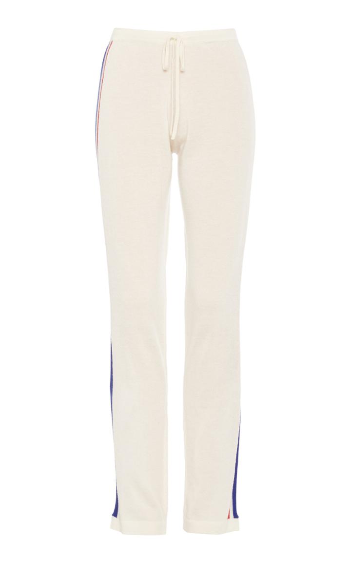Moda Operandi Madeleine Thompson Haralson Striped Cashmere-silk Pants Size: S