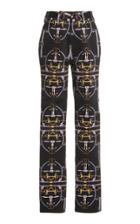 Moda Operandi Khaite Charles Printed Satin Pants