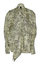 Petar Petrov Connor Scarf-detailed Silk-satin Blouse