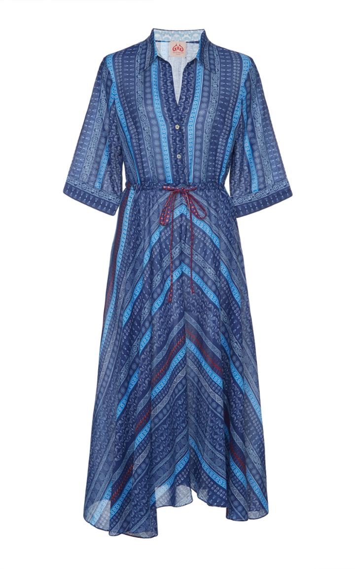 Le Sirenuse Positano Lucy Geometric Sea Dress