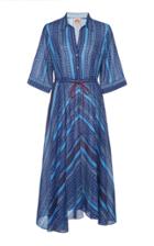 Le Sirenuse Positano Lucy Geometric Sea Dress