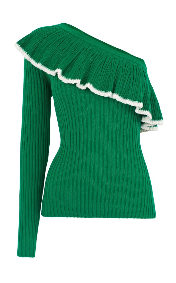 Baum Und Pferdgarten Cecia One Shoulder Knit Top