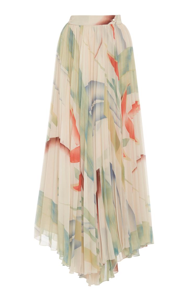 Etro Pleated Print Skirt