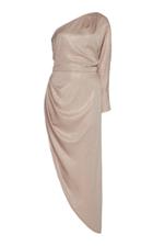 Ralph & Russo Studded Silk Asymmetrical Dress