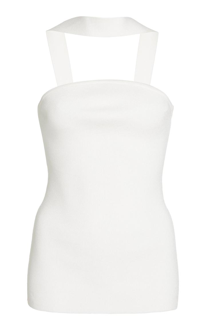 Moda Operandi Cushnie Reverse Halter Knit Top