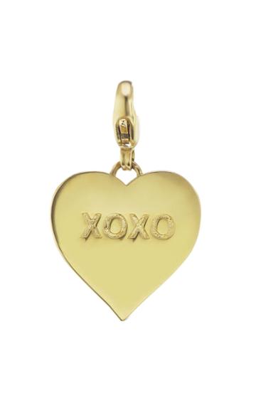 Moda Operandi Nancy Newberg 14k Yellow Gold Xoxo Heart Charm