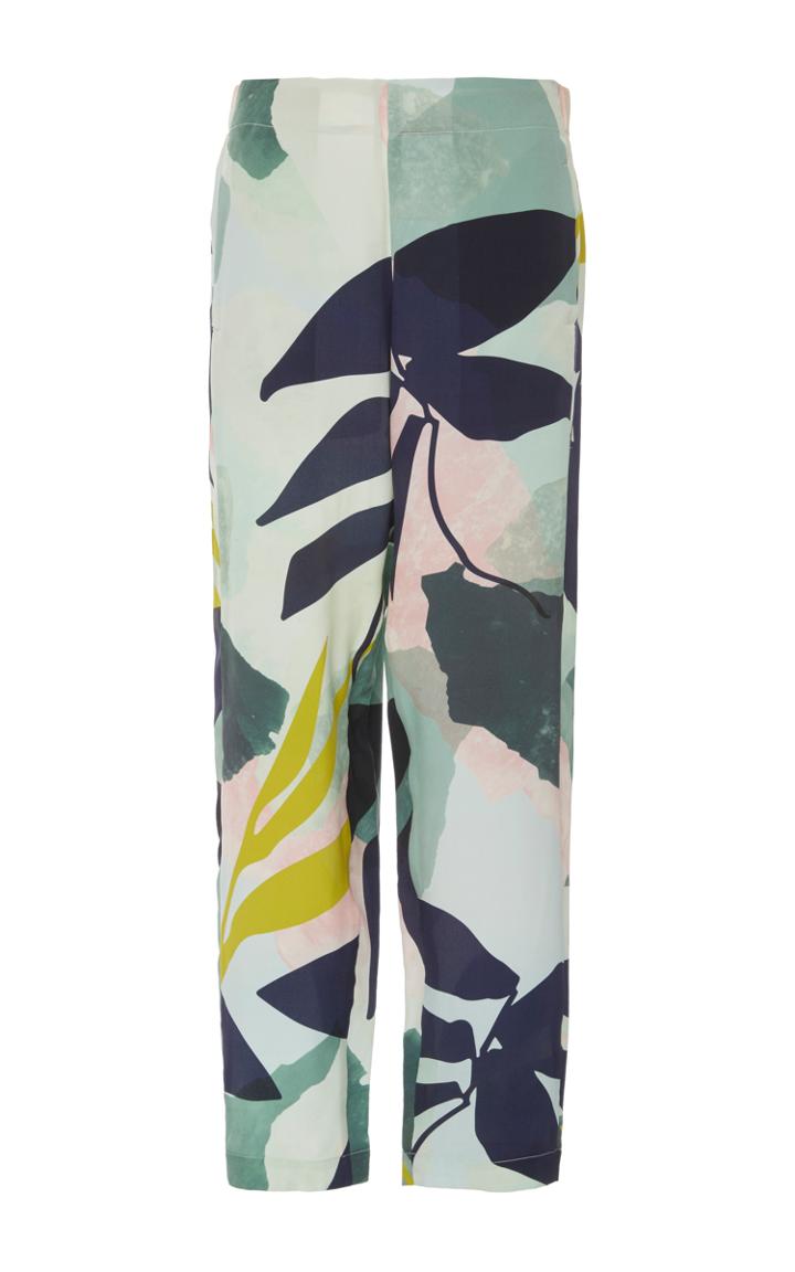 Perret Schaad Printed Silk Keshrau Trousers
