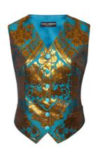 Dolce & Gabbana Metallic Jacquard Vest