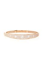 Jemma Wynne 18k Rose Gold Luxe Pave Cuff With Diamonds