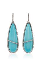 Kimberly Mcdonald Turquoise And Diamond Earrings
