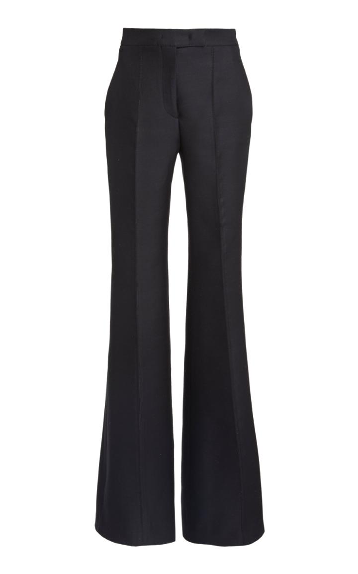 Moda Operandi Gabriela Hearst Leda Wool-silk Flared Trousers