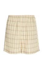Bode Schoolhouse Plaid Rugby Shorts