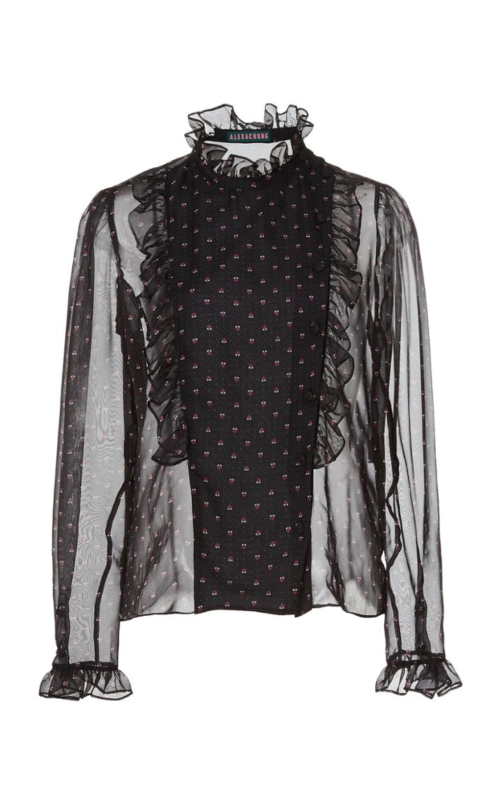 Alexachung Armour Ruffle Top