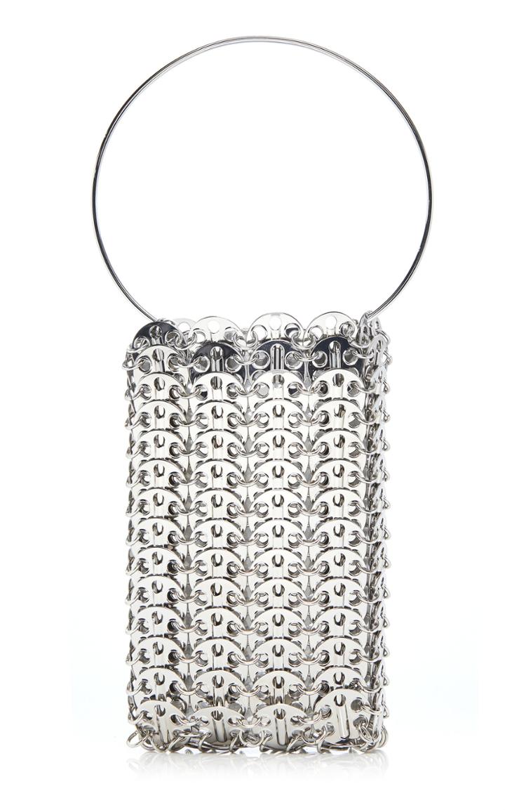 Moda Operandi Paco Rabanne Sac Porte Epaul Metallic Disc Top Handle Bag