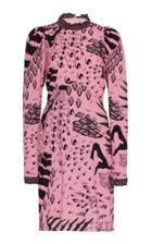 Temperley London Rosella Printed Crepe Mini Dress