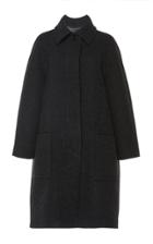 Martin Grant Virgin Wool Overcoat With Patch Pockets