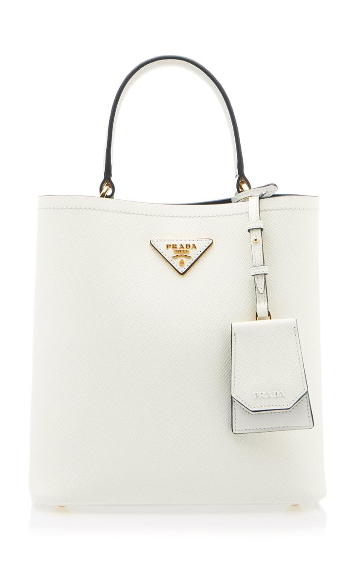 Prada Textured-leather Tote Bag