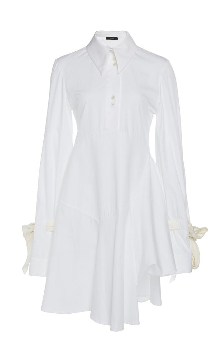 Ellery Invasion Cotton Placket Collared Dress