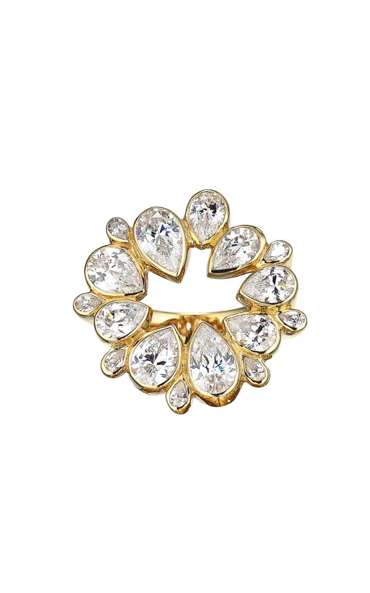 Moda Operandi Anabela Chan 18k Yellow Gold Diamond Panettone Ring