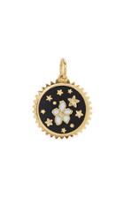 Foundrae Resilience 18k Gold Enamel And Diamond Charm