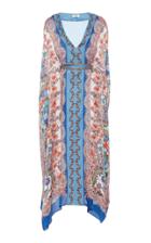 Moda Operandi Liberty London Dina Salome Printed Silk Caftan Dress Size: M/l