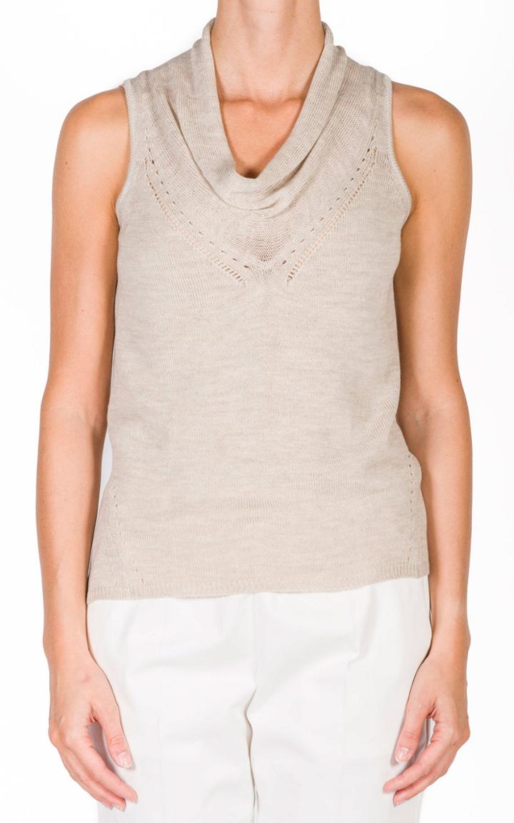 Moda Operandi Agnona Draped Cowlneck Wool Top