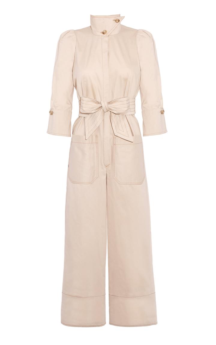 Moda Operandi Anna Mason Romy Cotton Tied Jumpsuit Size: 6