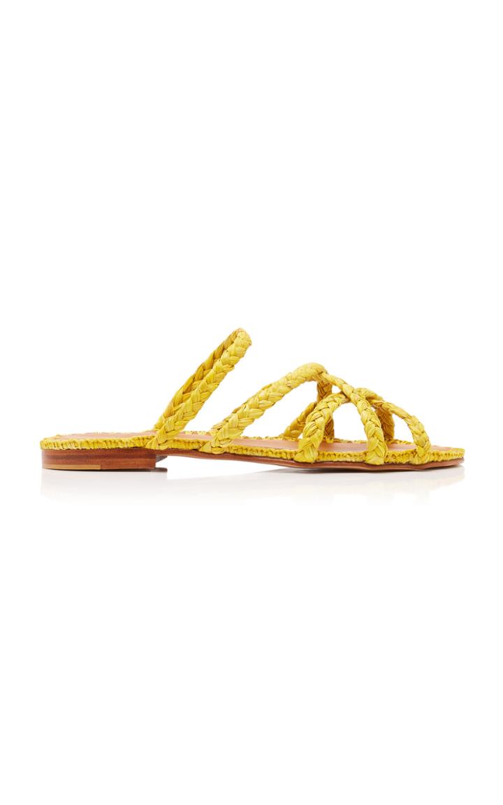 Carrie Forbes Noura Raffia Slides