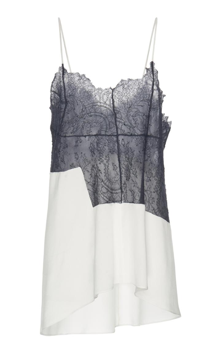 Maison Margiela Lace And Silk Camisole