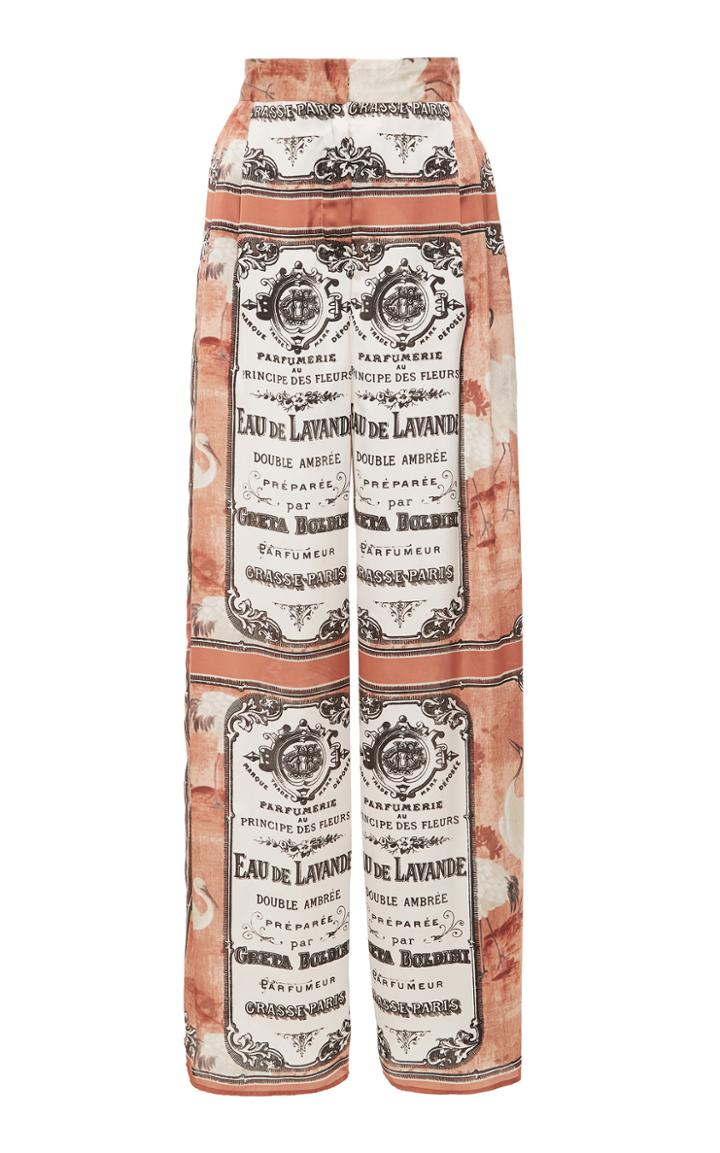 Greta Boldini Vivienne Printed Palazzo Pants