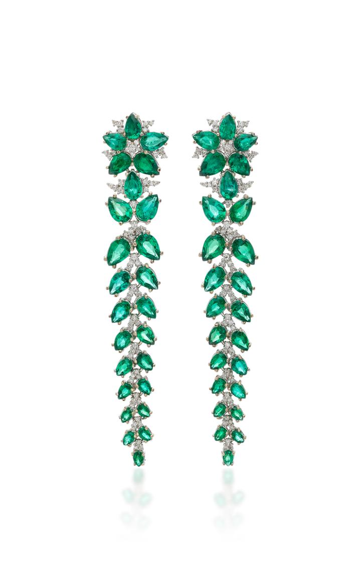 Paul Morelli Verde Fern Drop Earrings