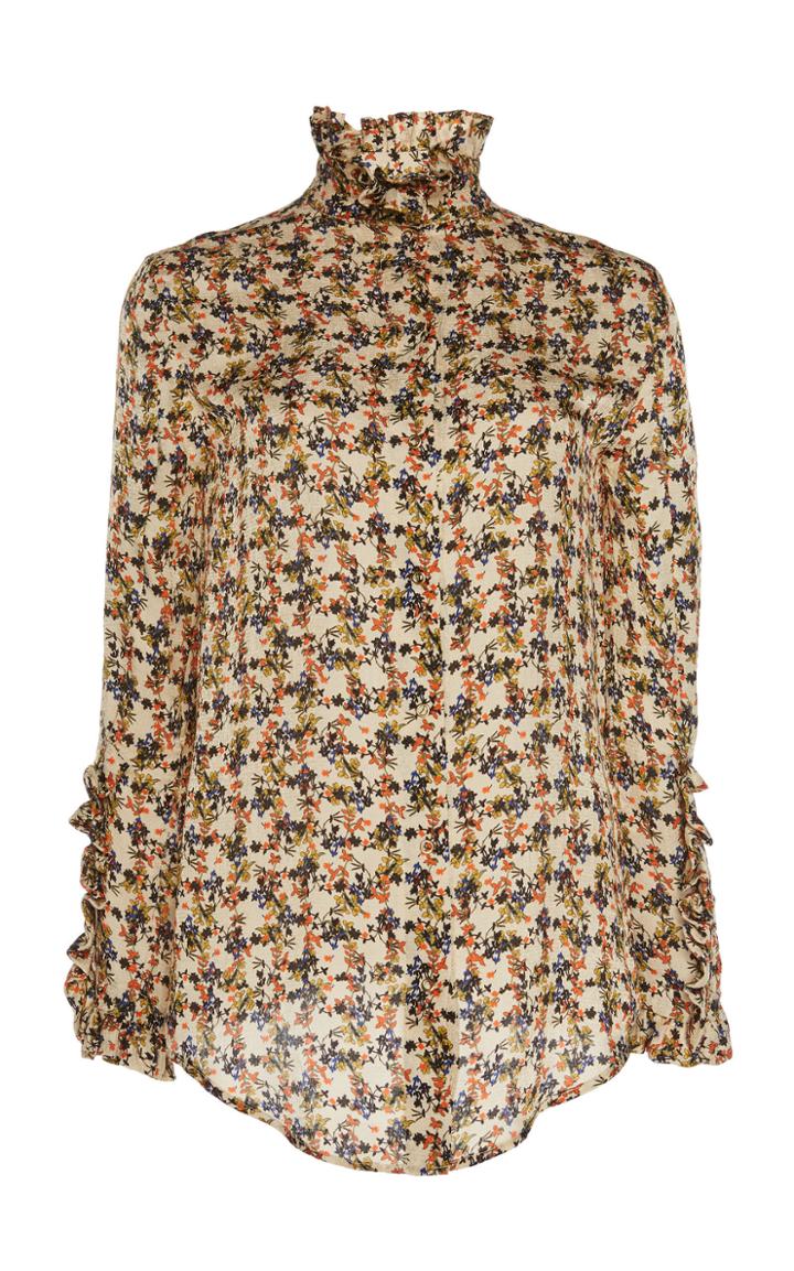 Roseanna Success Jacques Ruffle Neck Shirt