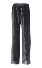 For Restless Sleepers Etere Lurex Velvet Pant